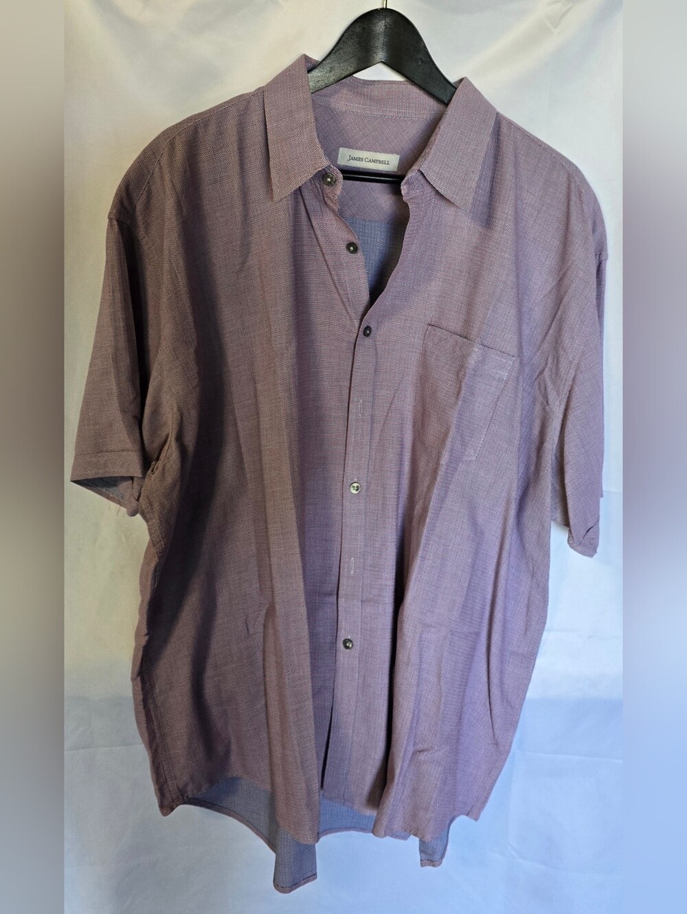 James Campbell Short-Sleeve Button-Down Shirt